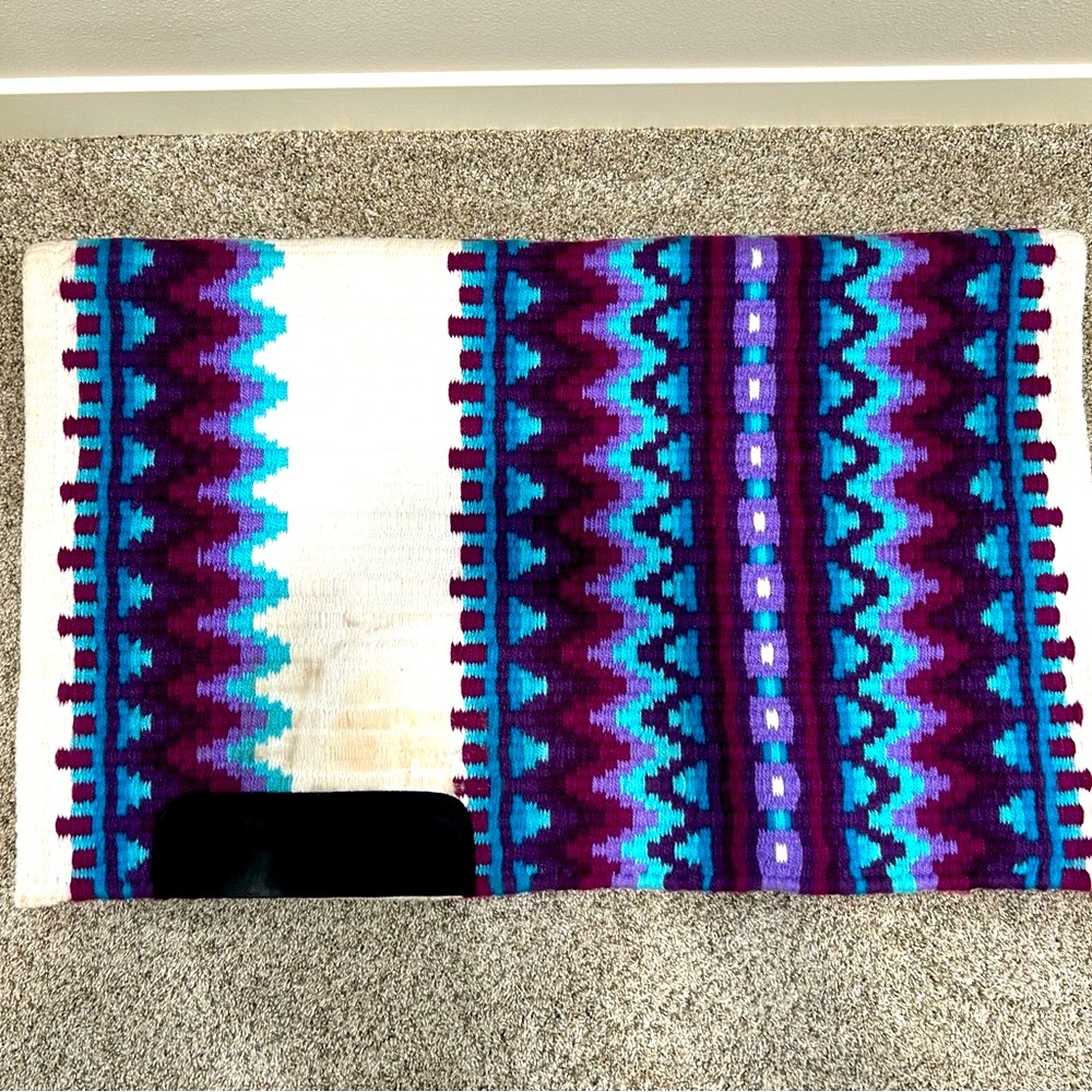 - Western show saddle blanket by Erin Rhea